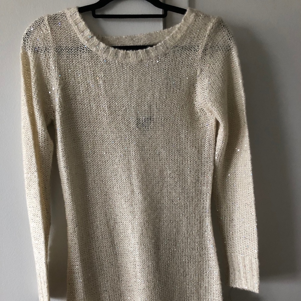 NWT Soft crocheted sweater dress